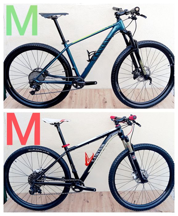 JF-Bikes Duas bicicletas carbono 27,5 M, Merida XT/ Scott Scale