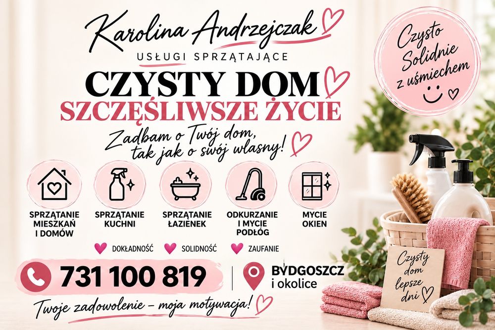 Sprzątanie – Bydgoszcz i okolice