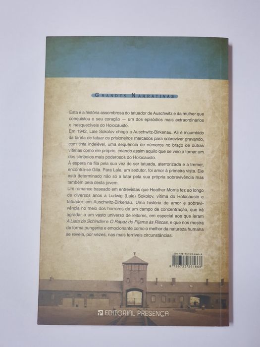 O Tatuador De Auschwitz - Heather Morris - Bertrand Editora