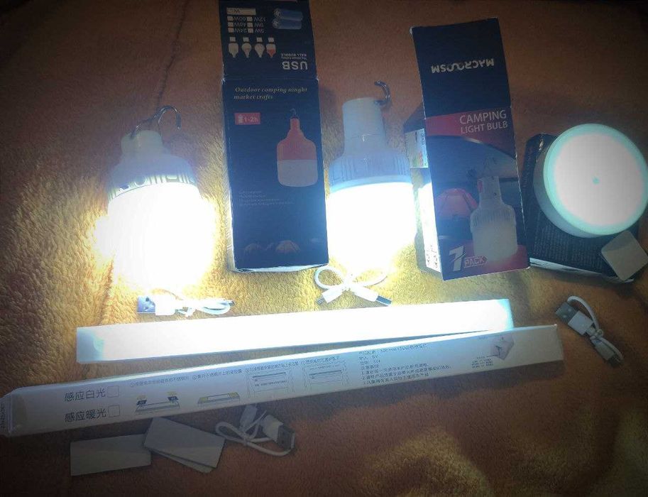 светильник с датчиком освещенности и движения ночник ЮСБ для блэкаута