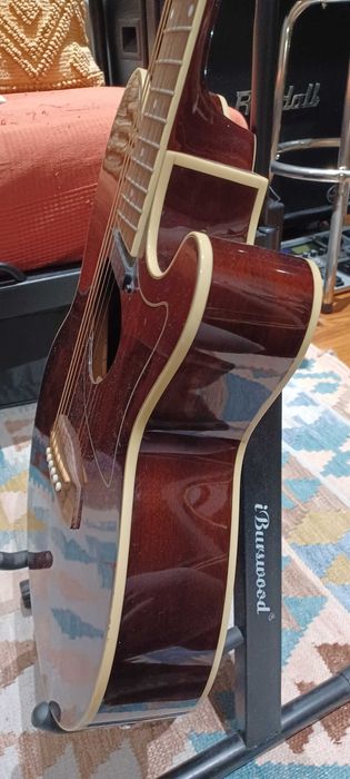 Guitarra Eletrica Ibanez SA260FM Amber + Guitarra Ibanez TCM50VBS