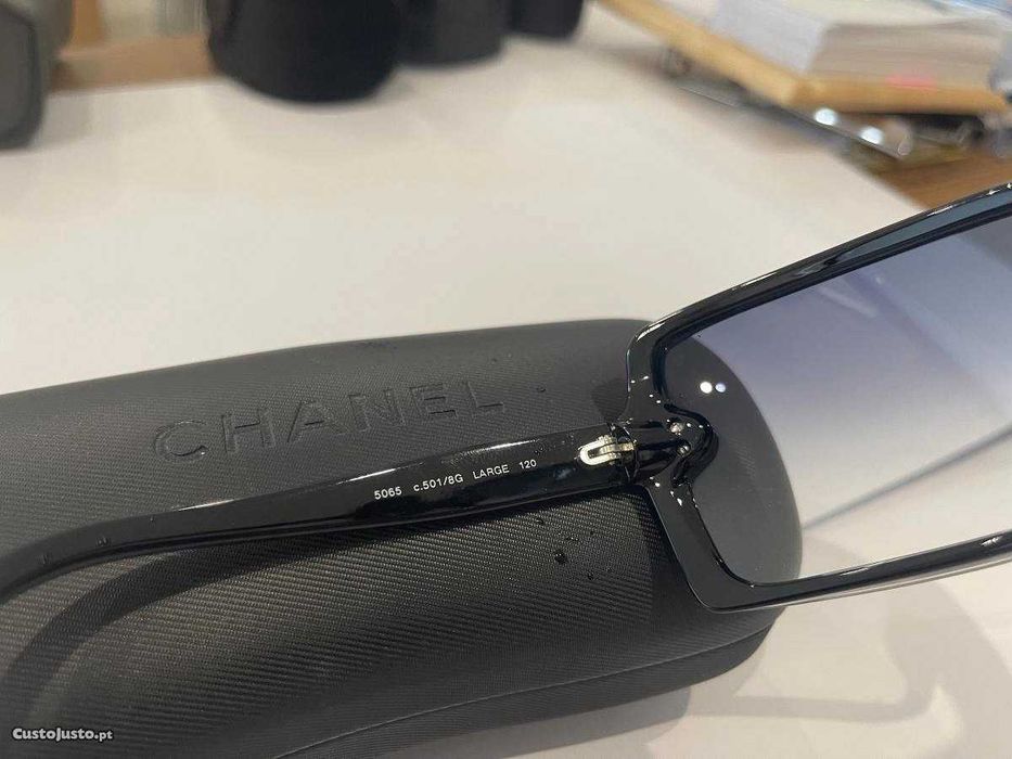 Óculos de sol de grandes dimensões CHANEL ITÁLIA 5065 C.501/8G 120