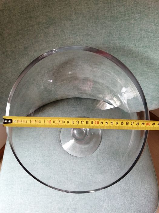 Peça de decoração em vidro