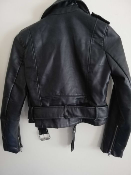 ramoneska Zara xs s 34 36 czarna ramoneska biker Zara xs s 36