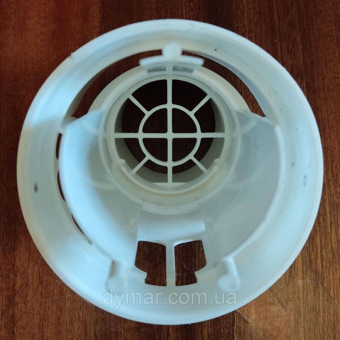 Наконечник для горизонтальних коаксіальних димоходів діаметром 60/100