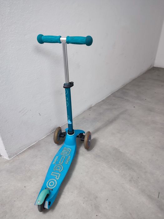 Trotinete Mini Micro 3 em 1 Deluxe Aqua