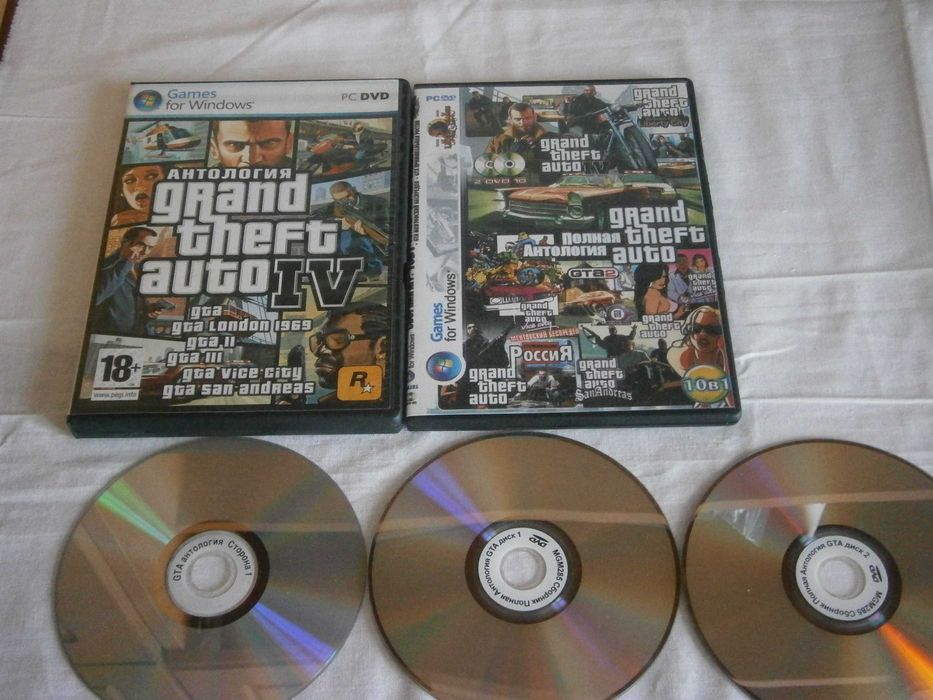 GTA Anthology | Grand Theft Auto Collection для ПК | PC DVD Pack