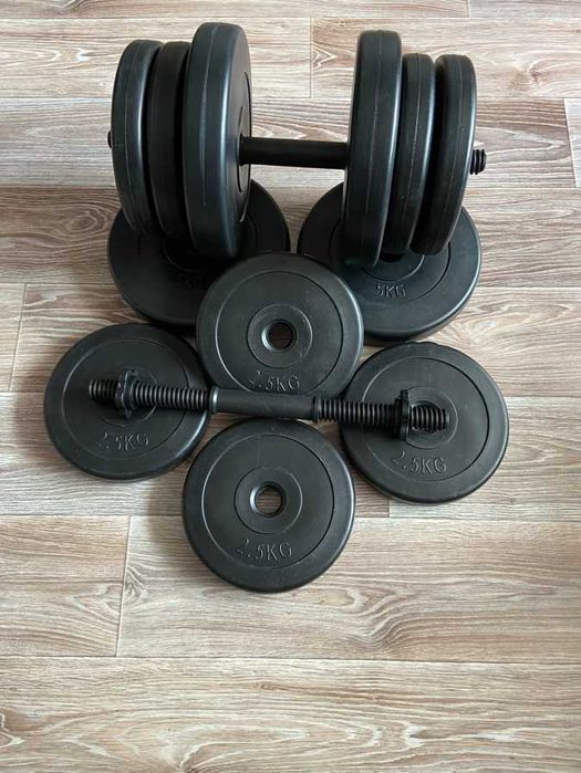 Гантелі розбірні 2 х 20 кг разборные композитные 20 кг