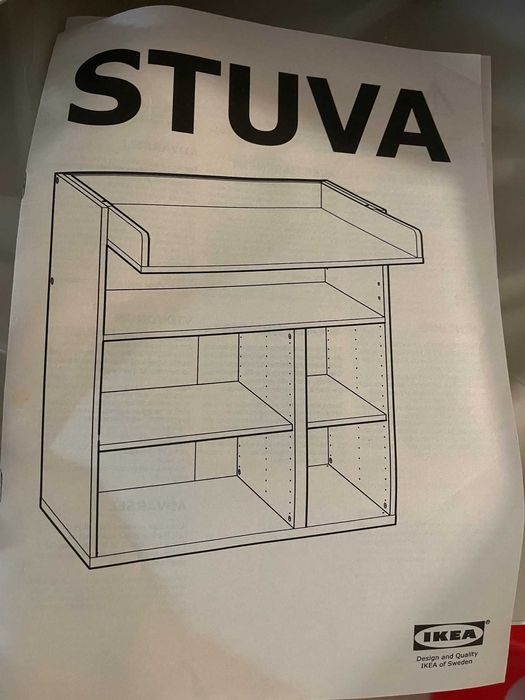Berço + Muda fraldas IKEA Stuva 120 x 60