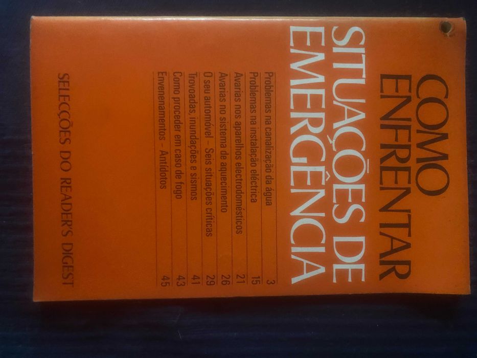 livro como enfrentar situações de emergencia