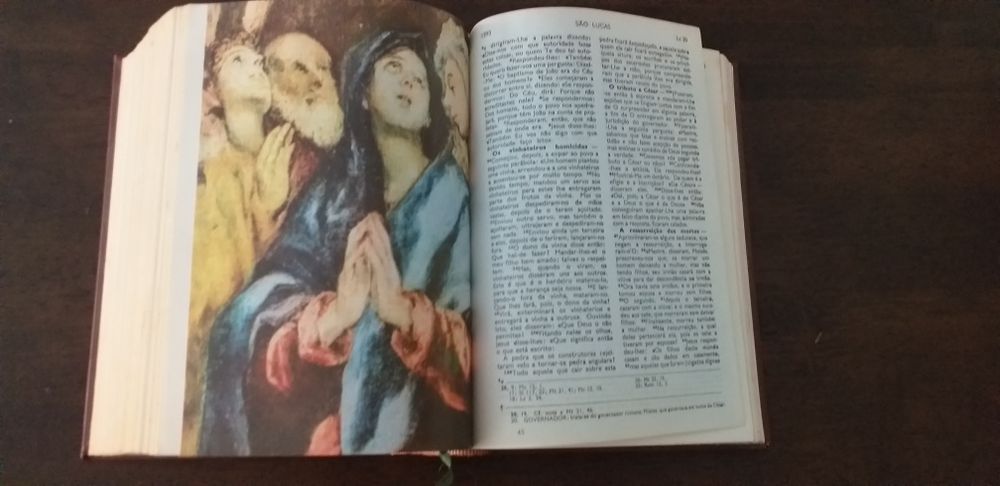 Excelente prenda Natal! Biblia ed 1968 assinada Cardeal Patriarca D An