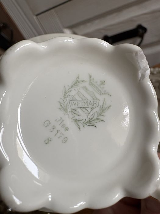 Filiżanka spodek trio porcelana Weimar