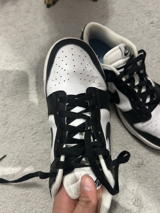 Nike panda sneackersy czarno białe