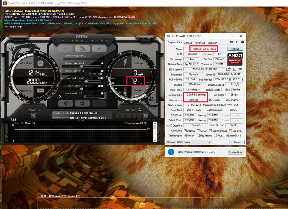 Ігровий ПК Ryzen 5 3600 RX 580 8GB 16 DDR4 6/12 Ядер AM4 B450 SSD+HDD