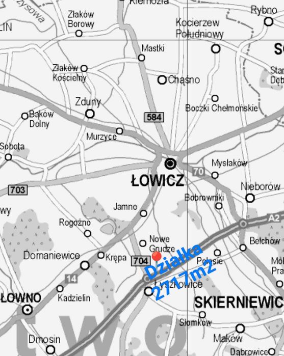 Sprzedam działkę budowlaną 2717m