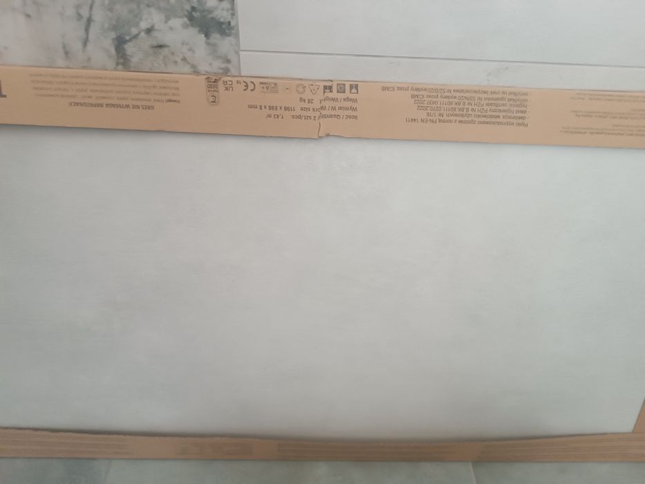 Płytka kafelek Tubądzin Patina Plate White mat