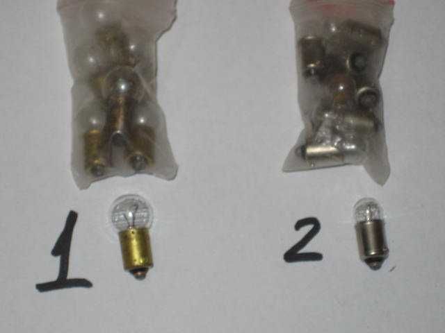 Автолампочки на 6 В, 12 В