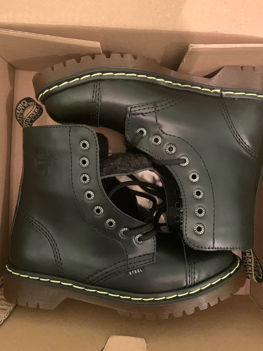 Дропшипінг черевиків Dropship ЗИМА Grinders STEEL 113 OCW вовна шкіра