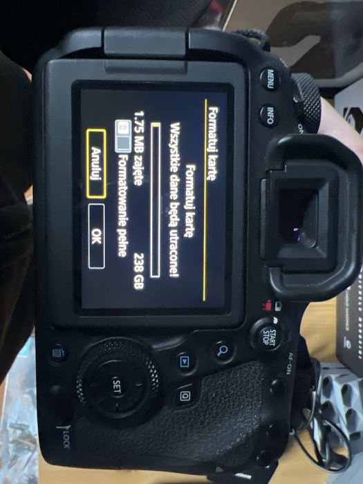 Canon eos 6d mark II + 256gb pamiec - przebieg 4/5k zdjec