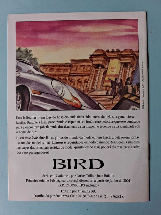 "BIRD" - Raríssimo mini-livro promocional da VITAMINA BD