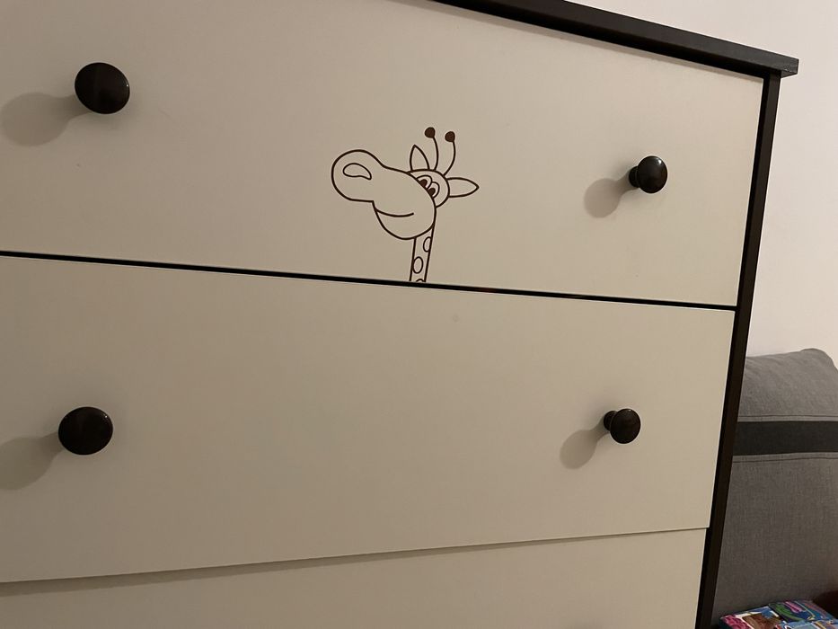komoda szafka zyrafa klups safari ikea
