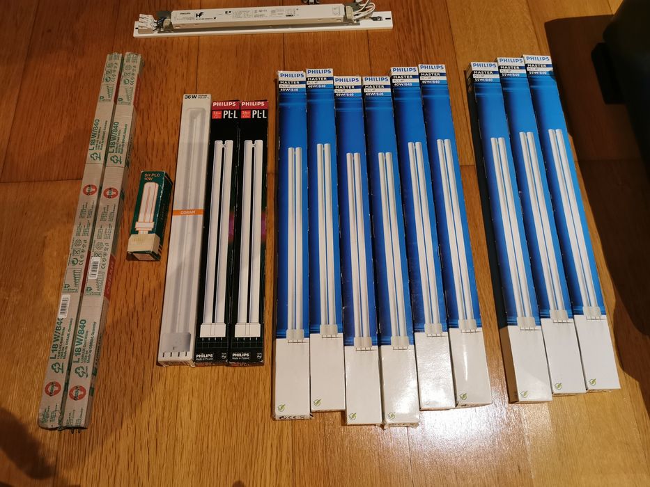 Balastros DALI T5 149, Lâmpadas PLL 36w, 40W 55W, ignitor IG 8