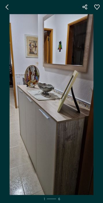 Aparador como novo + espelho novo a estrear (iguais aos das fotos)