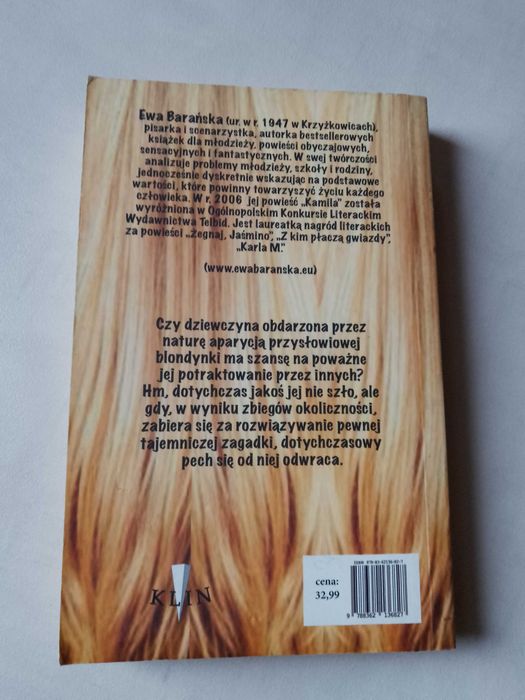 E. Barańska "Przypadki blondynki czyli..."