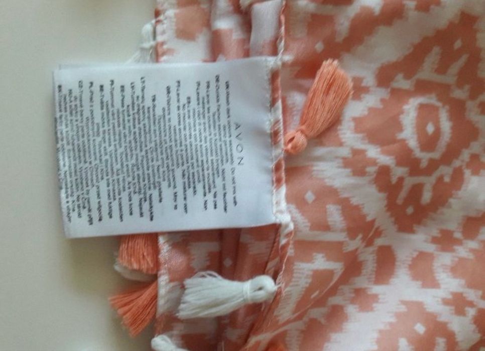 Chustka - pompony, frędzle