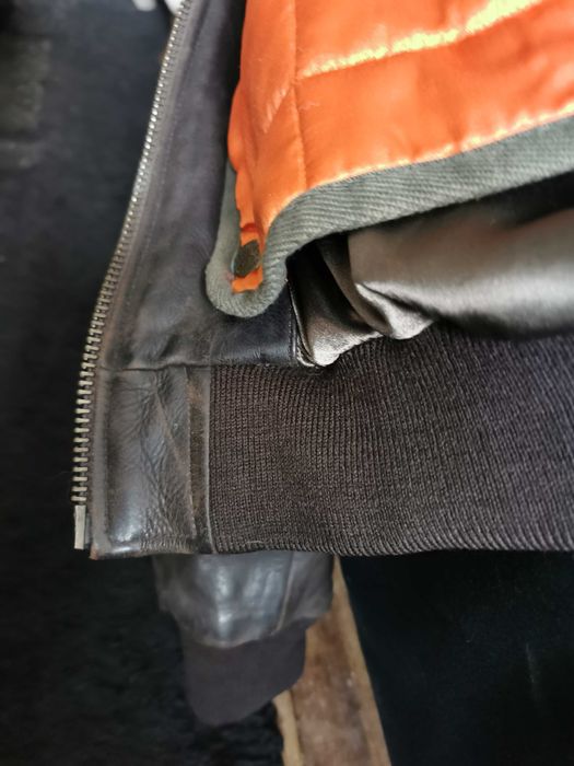 REDSKINS Oryginalna kurtka skórzana Pilotka BOMBERKA XXXL JAK NOWA