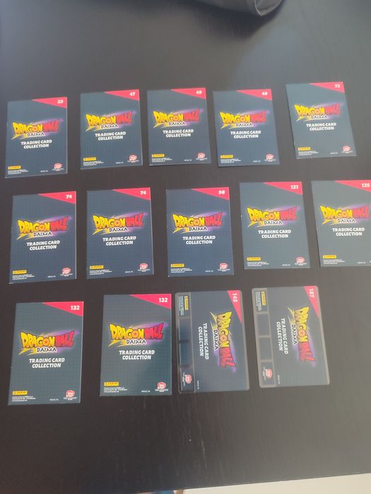Troco cartas dragon ball daima