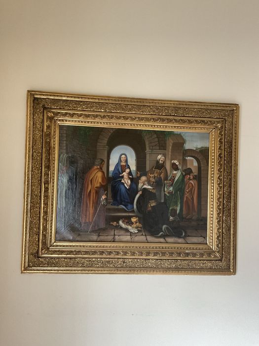 Pintura oleo arte sacra
