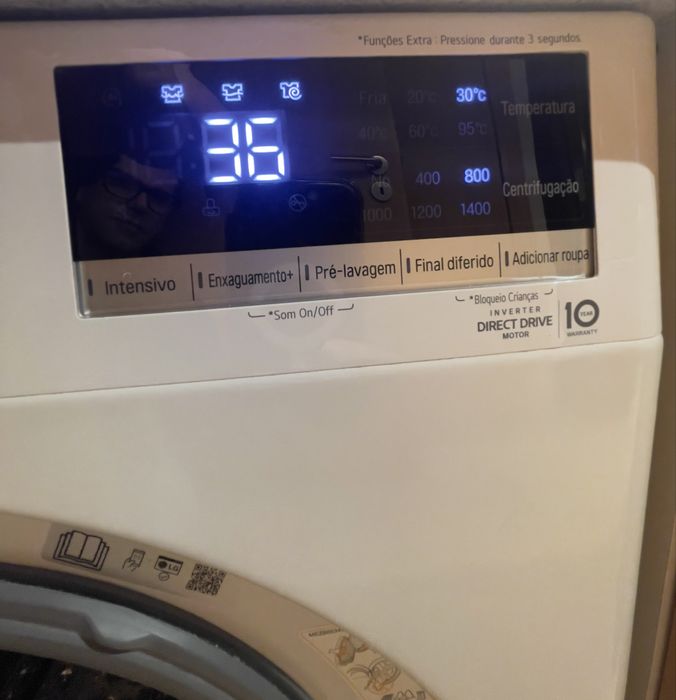 Maquina roupa LG 9kg c/nova ( VAPOR ) C/ Garantia