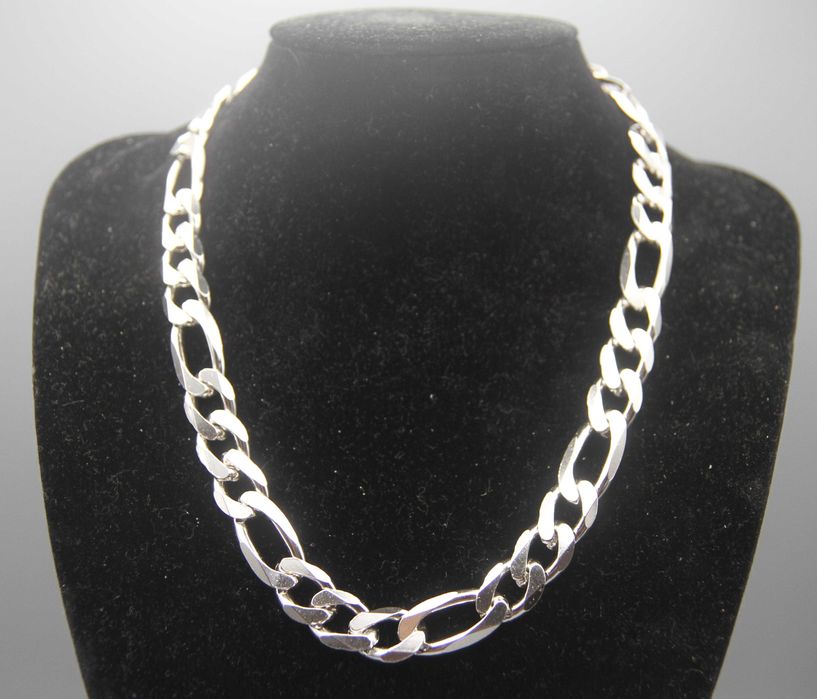 Łańcuch figaro srebro 925 waga 100 gram.Rezerwacja
