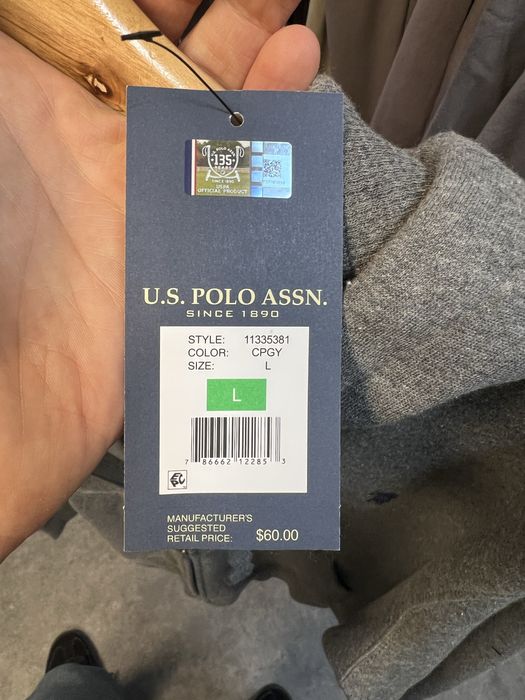 Оригінал ! Чоловіче Zip худі US POLO A.S.S.N
