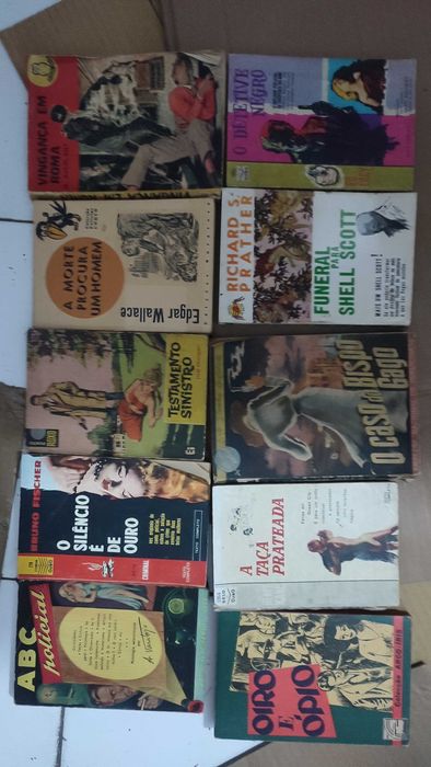 70 Livros Policiais antigos