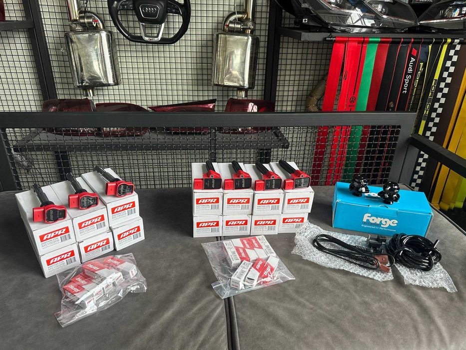 Котушки APR MS100208-6 Свічки Iridium Z1003101-6 3.0 TFSI Audi S4/S5 B8 A6/A7 C7  Stage 1-2 522/T 523/T