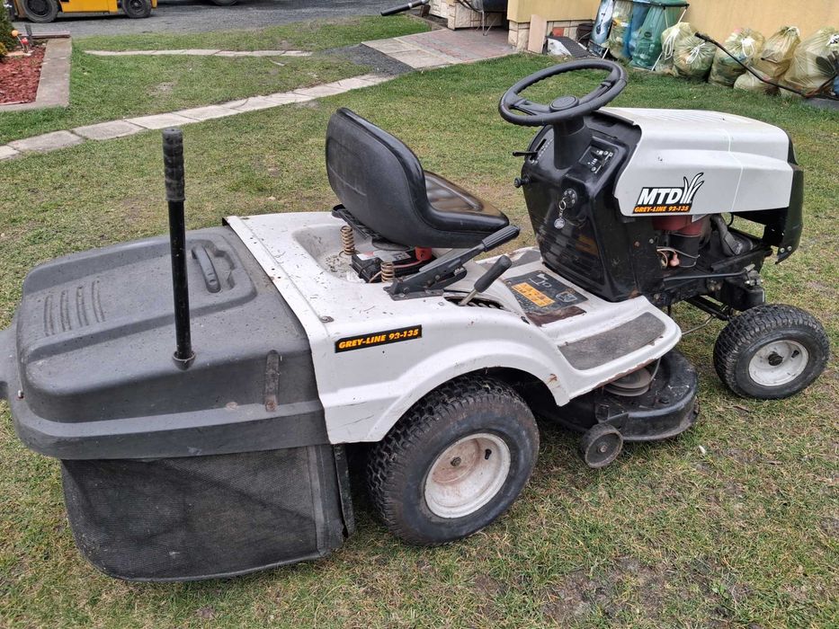 Kosiarka traktorek mtd z koszem