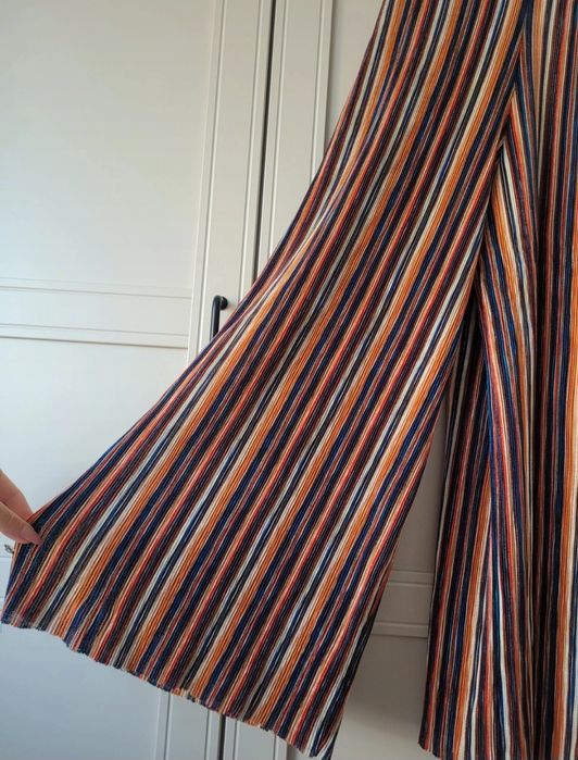 Kombinezon w kolorowe paski, na ramiączka Bershka S/M