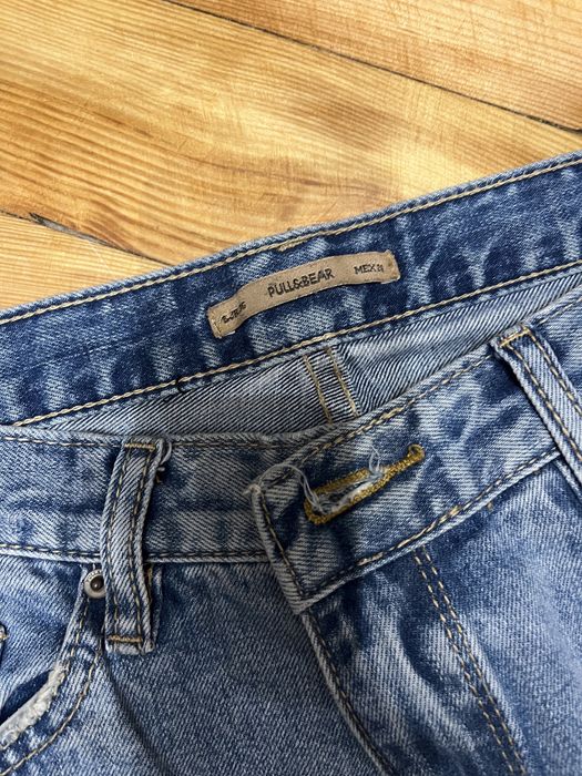 Pull&Bear jeans jasne jeansy loose boyfriend pull & bear bershka S 36