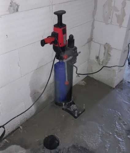 Wiertnica otwornica do betonu hydronetka max 182mm 2200W wynajem