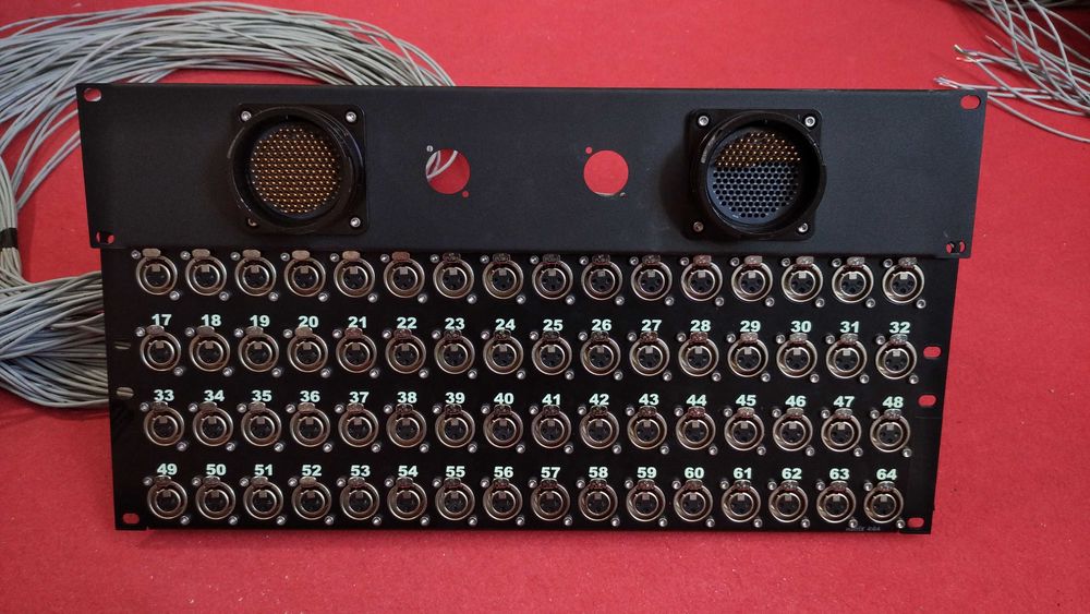 Cabos áudio Link LK Harting Splitter 32, 48, 64 canais, Sub box 12, 16 canais, Socapex