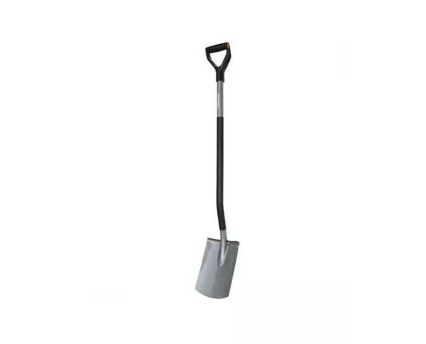 Лопата Fiskars Ergonomic пряме лезо / із закругленим лезом Фіскарс