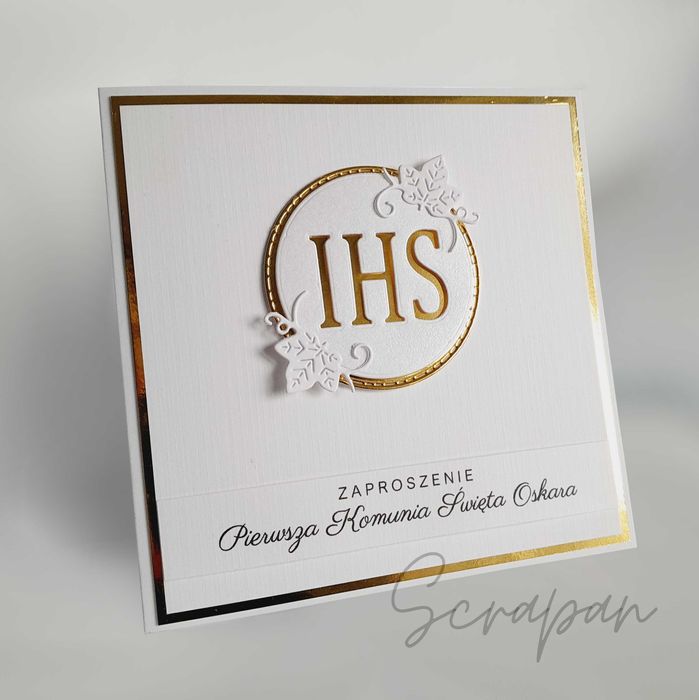 Zaproszenie na Pierwszą Komunię Świętą, komunijne