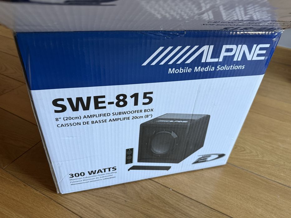 Subwoofer Alpine SWE-815