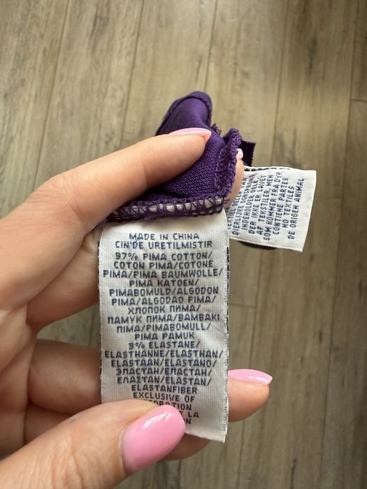 Поло Polo Ralph Lauren (Slim Fit Pima Stretch Mesh) фіолетова