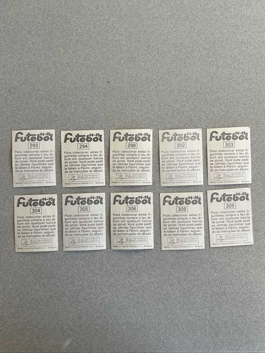 Cromos Panini Futebol 94-95
