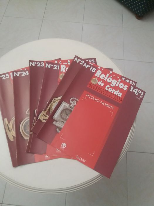 Coleção de revistas relógios da salvat
