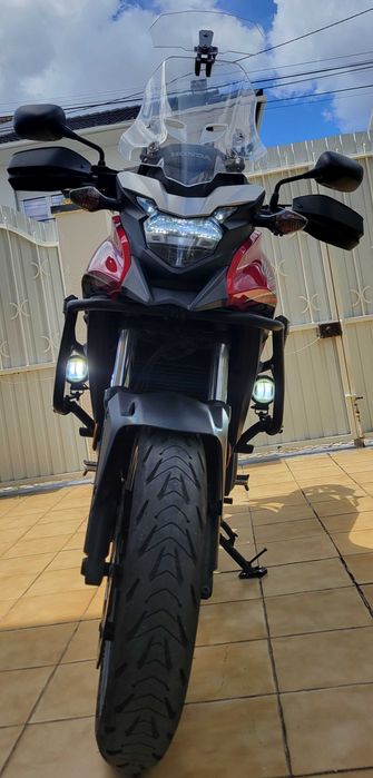 Honda CB500X ABS (2017) – Histórico Honda | Kit 3 Malas Givi | Impecável