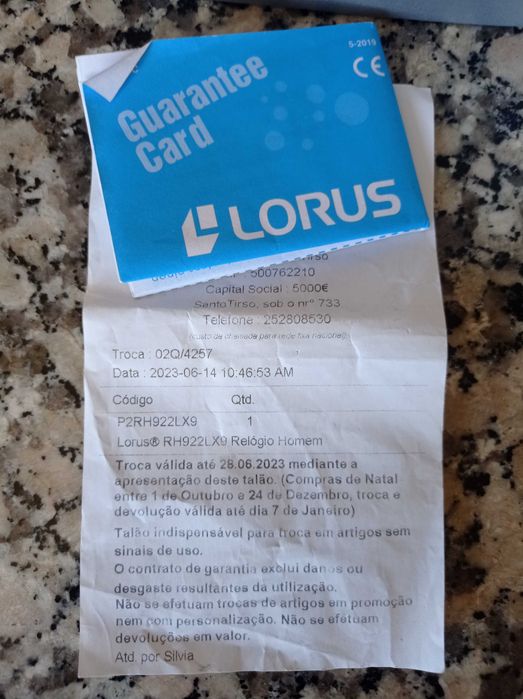 Relógio Marca Lotus Original.
